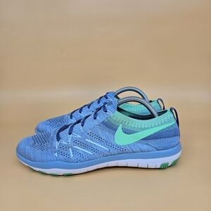 Nike Free TR Focus Flyknit 'Mica Blue' Women's Running Shoes Size 8.5